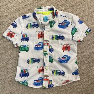 Mini Boden Boys Surf Wagon Shirt sz 3-4